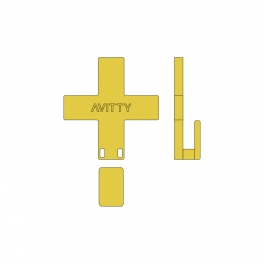 아비티 미니 벽 고리 노랑 Avitty Mini Wall Hook Yellow